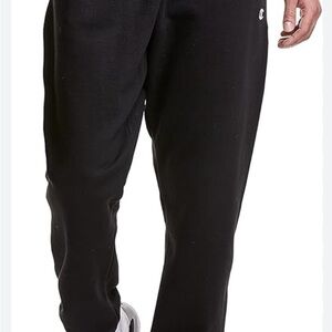 Vintage Champion Sweatpants Reverse Weave Warm Up Black Mens Medium Y2K Joggers